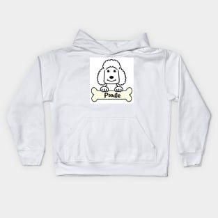 Poodle Cartoon Kids Hoodie